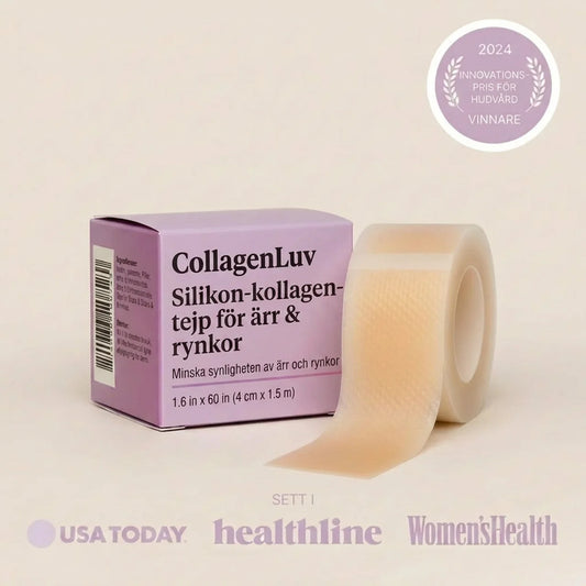 CollagenLuv™ Kollagen Silikon Plåster